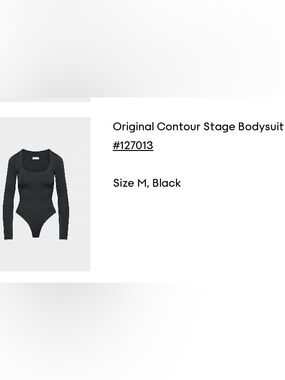 Original Contour stage bodysuit